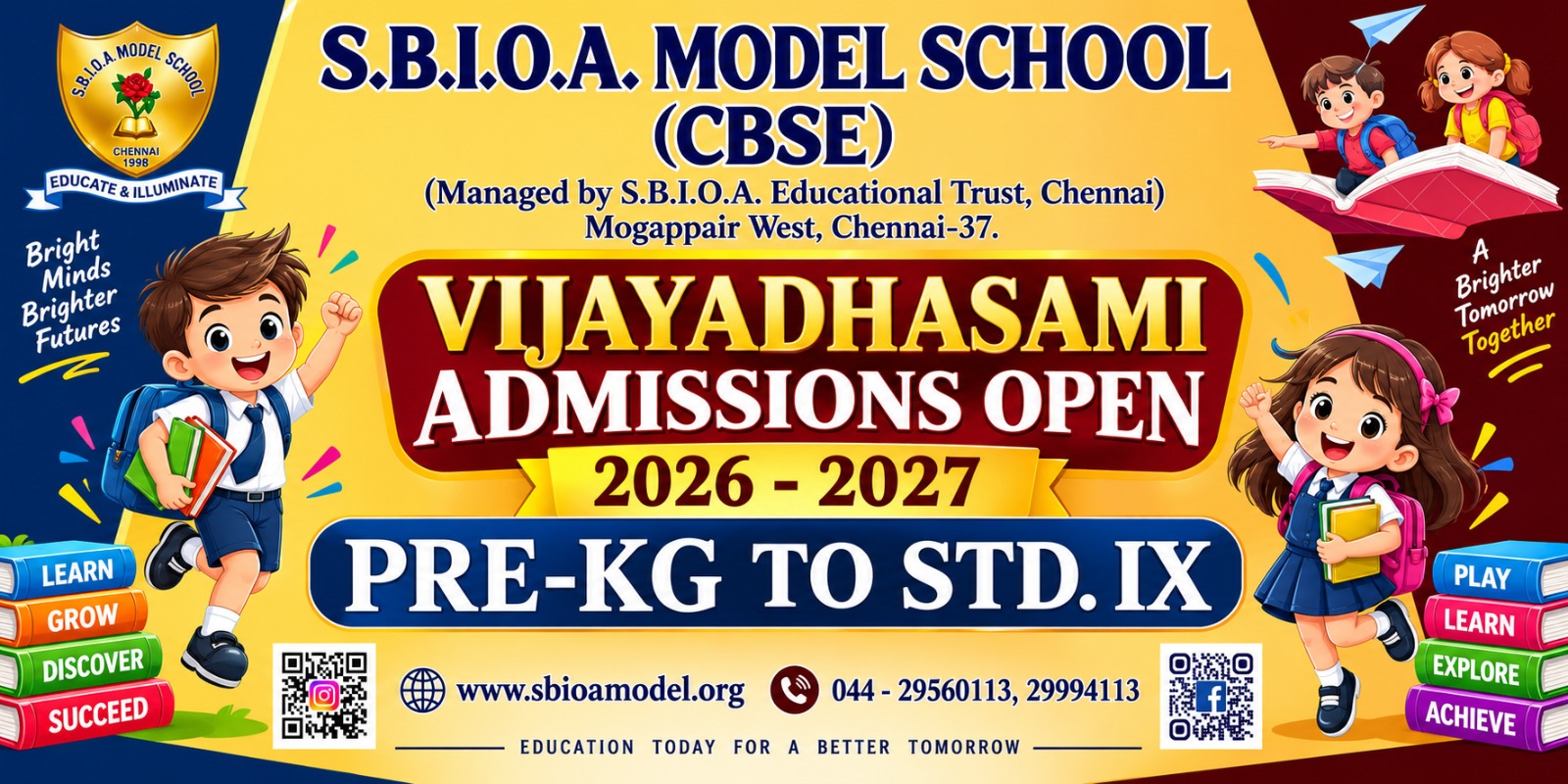 Admissions Open 2026 - 2027
